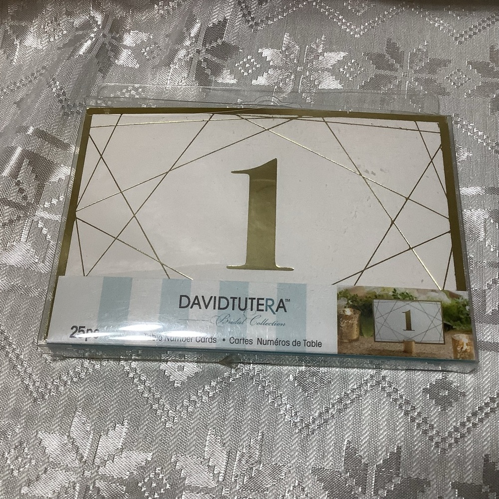 David Tutera Cards Bridal Collection Gold Foil